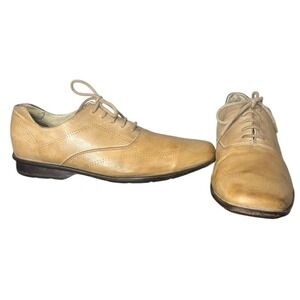 I.Travel Upson Sand Leather‎ Lace Up Oxford Men's Size 47 EUR / 13 US